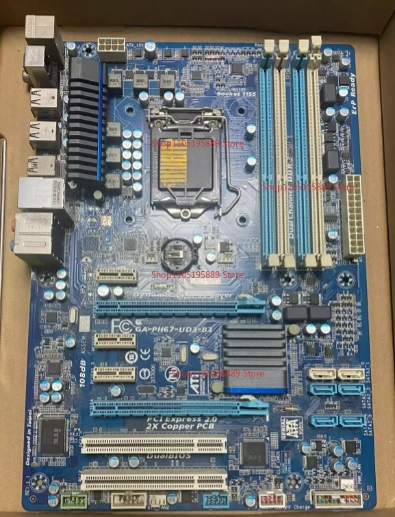 

Материнская плата Gigabyte PH67-UD3-B3, платформа 1155, поддержка 2-го и 3-го поколений, 4 слота, роскошная полноразмерная плата