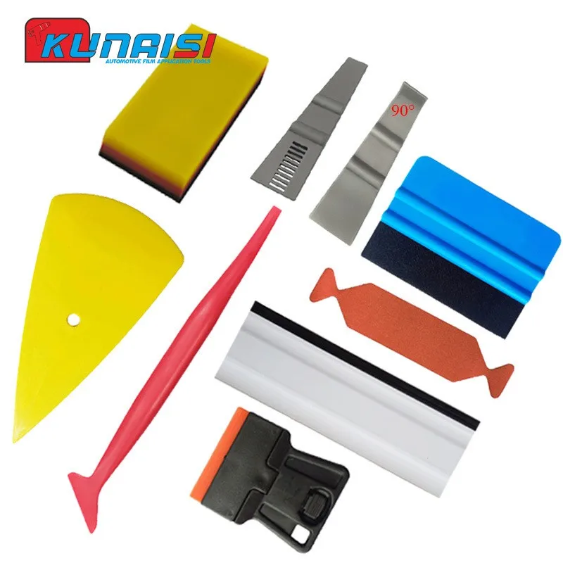 Car  Vinyl Spatulas Plastic Wrap Tools Film Sticker Wrapping Vehicle Vinyl Wrap Window Tint Film Tool Kit Cutter Aid Tool Window