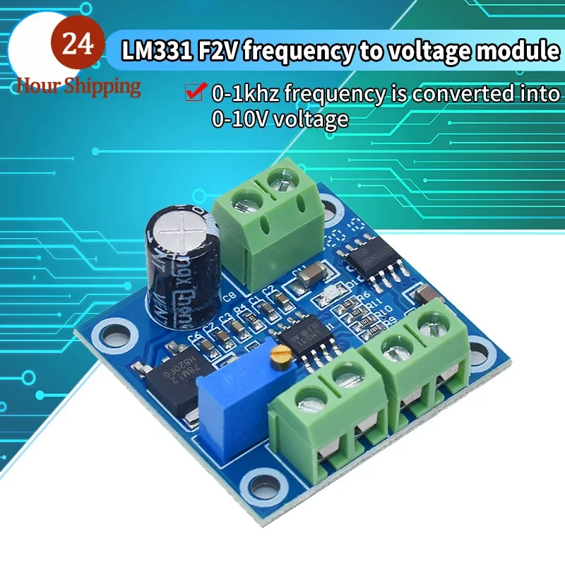 Convertitore da PWM a tensione modulo scheda convertitore di tensione di frequenza modulo convertitore da 0-10KHz a 0-10V da 0-10V a 0-10KHz