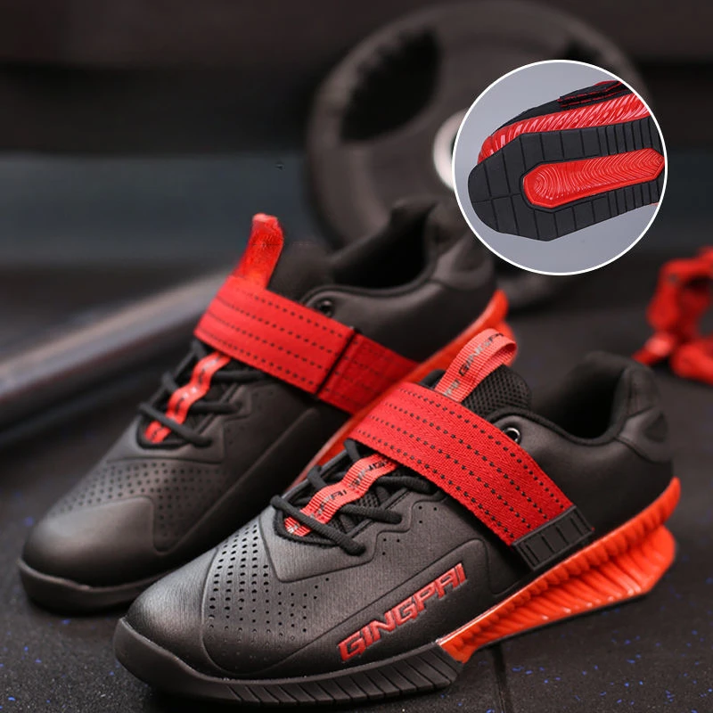 Zapatos de entrenamiento de pesas profesionales para hombre y mujer, zapatillas de gimnasio transpirables para interiores, marca de lujo, zapatos de sentadillas para parejas