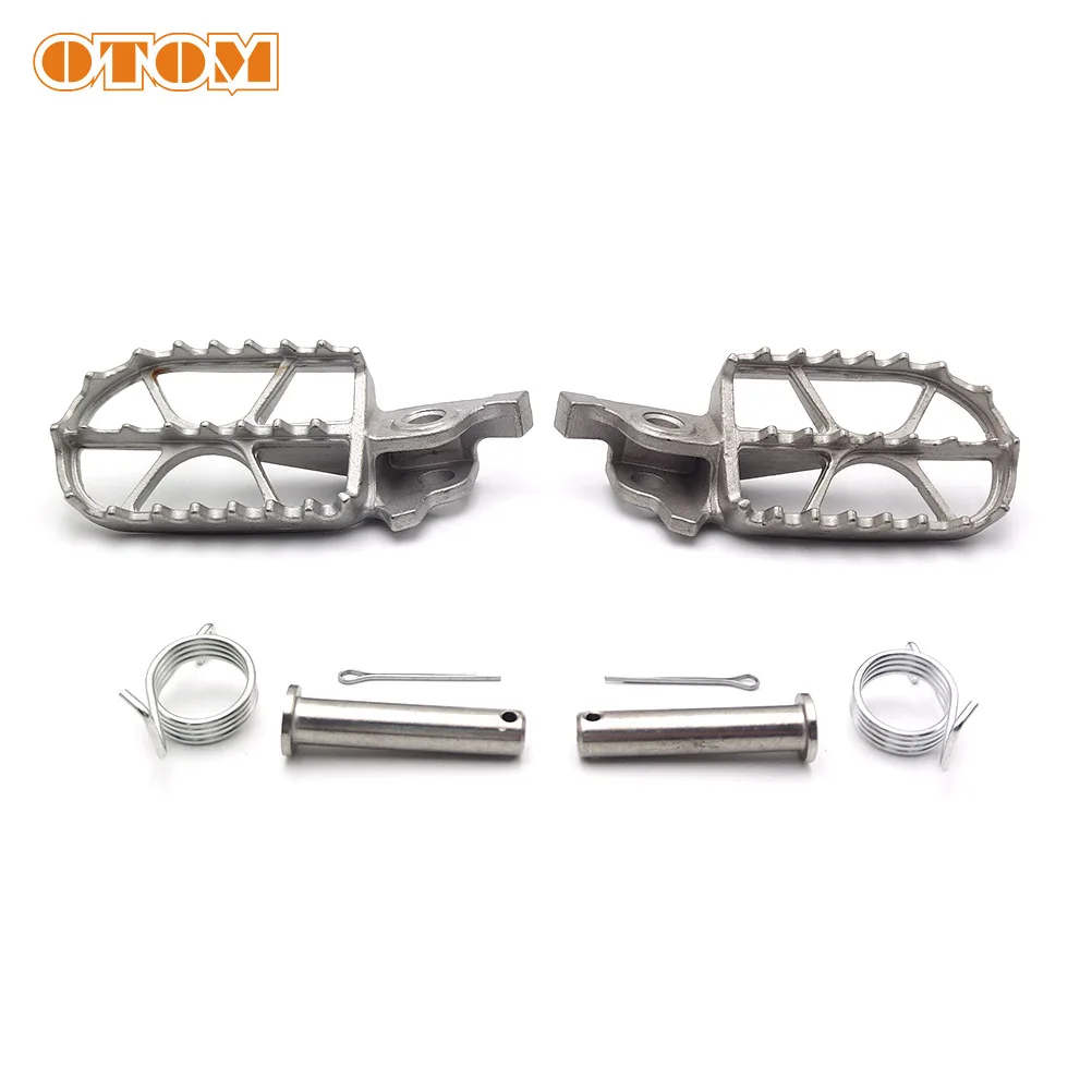 OTOM Motorcycle Foot Pegs Footrest Footpegs 360 Roating Front Pedals For HONDA CRF250R CRF450R CRF450RX Motocross Dirt Pit Bike