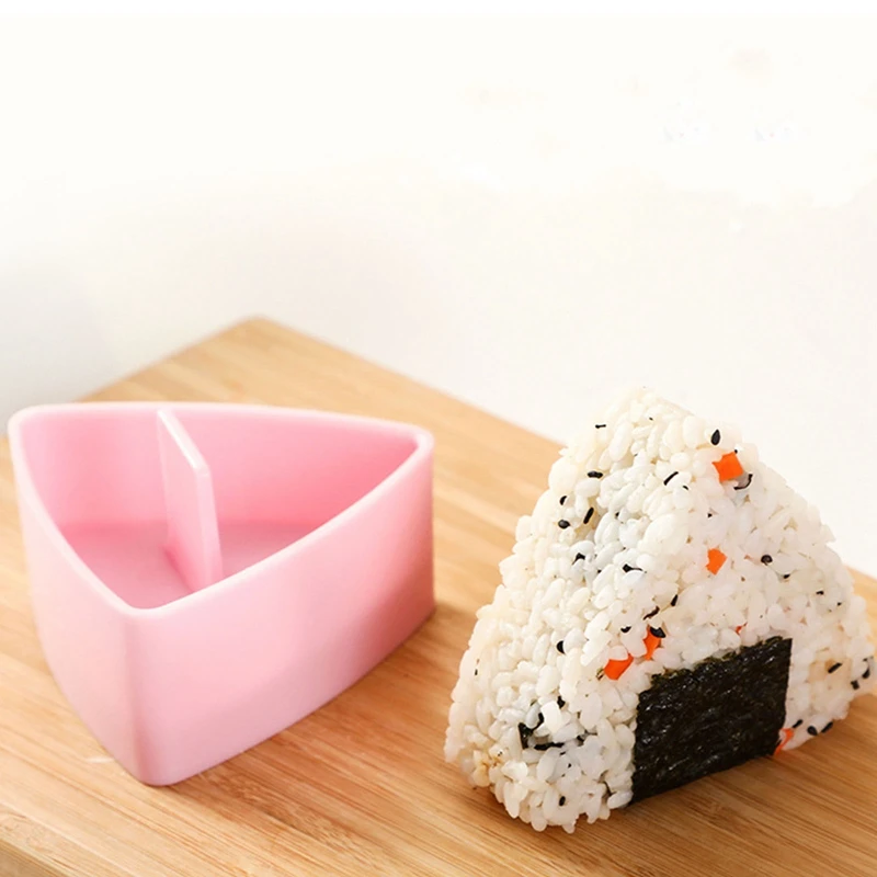 Simple DIY Sushi Mold Onigiri Rice Ball Food Press Triangular Sushi Maker Mold Sushi Kit Japanese Kitchen Bento Accessories