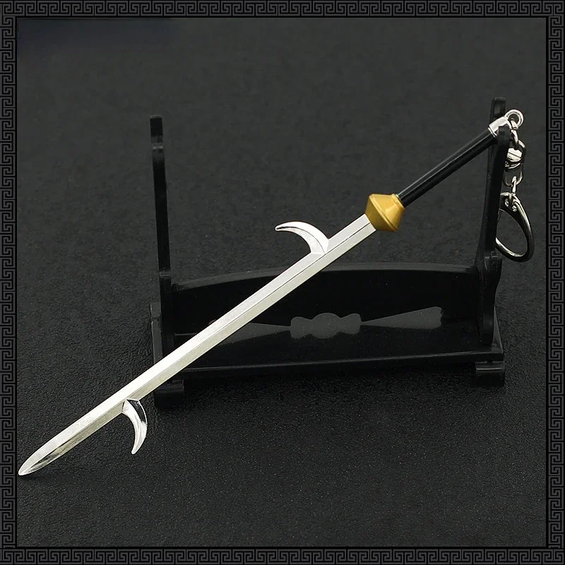 

Аниме периферийные устройства 16 см громовой нож зубы туман Ninjuta нож семь человек модель из сплава украшения мечи игрушки