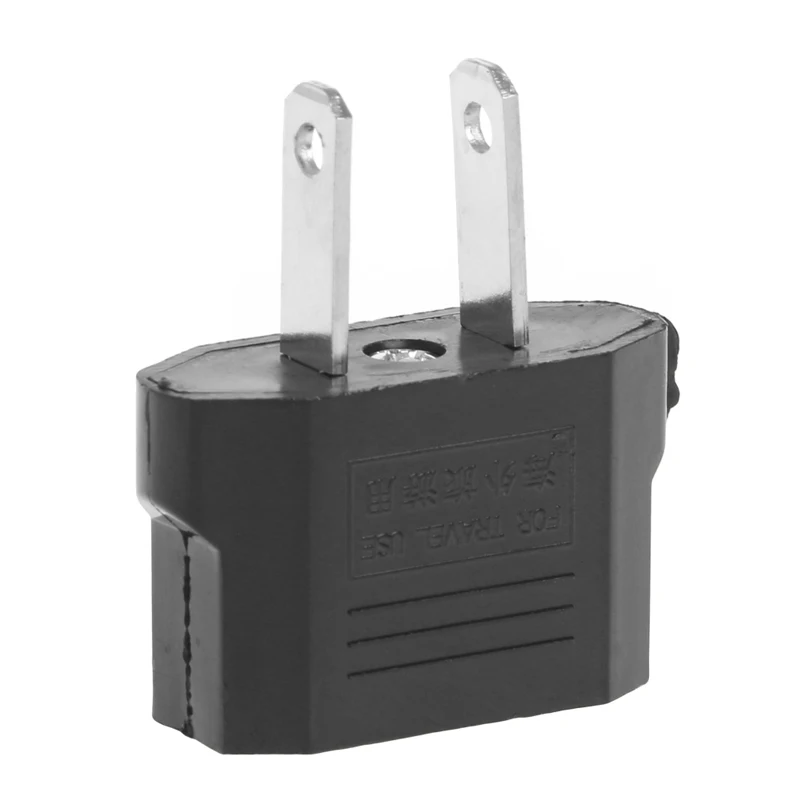 US EU Europe To US Power Converter Travel Adapter Wall Plug Home