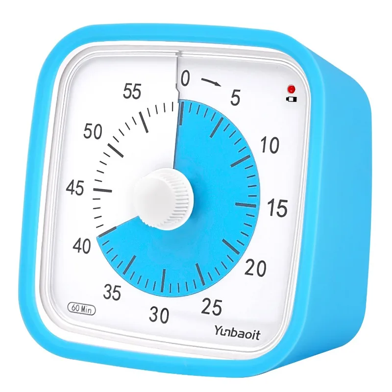 Visueller Manueller Zeitmanager Speziell für Kinder und Schüler Lern- und Studienhilfe Mechanischer Timer Wecker Küchen-Countdown-Timer für Zuhause