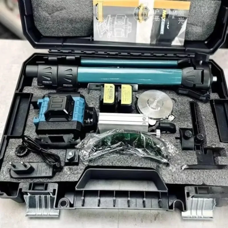 

【Hot】12-Line Automatic Levelling Instrument with Green Light Projection La-ser Levels Green