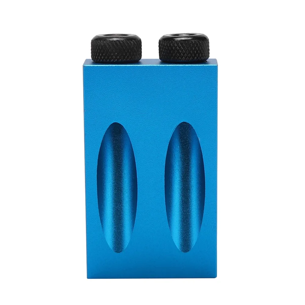 14PCS 15 Degree Angle Pocket Hole Jig Kit 6/8/10mm Drill Bits / Drive Adapter Dowel Drill Joinery Kit