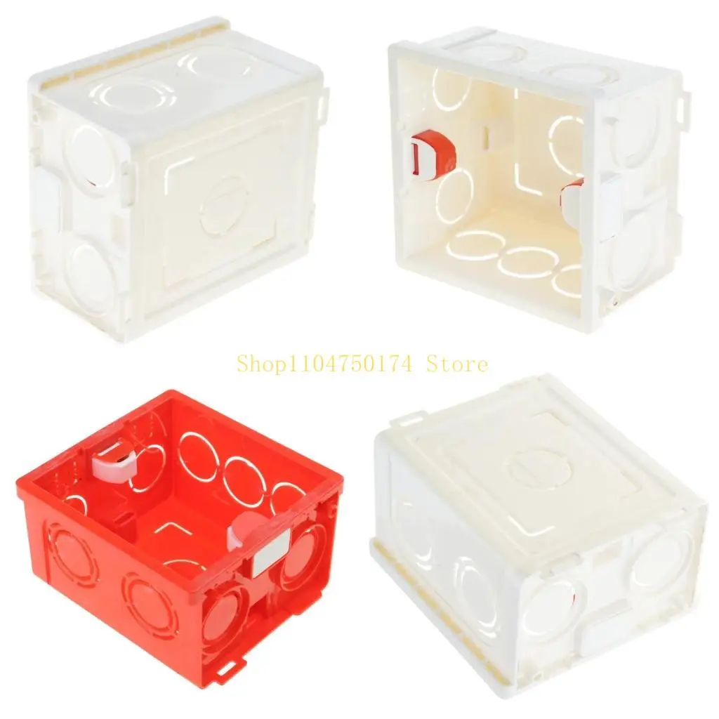 86 Type Universal Switch Socket Wire Slot Box-Surface Wall Switch Socket Box top sale