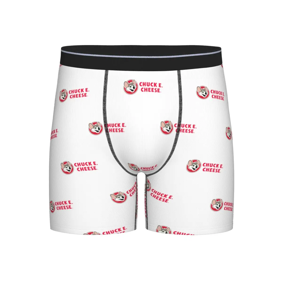 

Long Boxer Underpants Shorts Chuck E Cheese Logo Panties Men Breathable Underwear for Homme Man Boyfriend Gifts