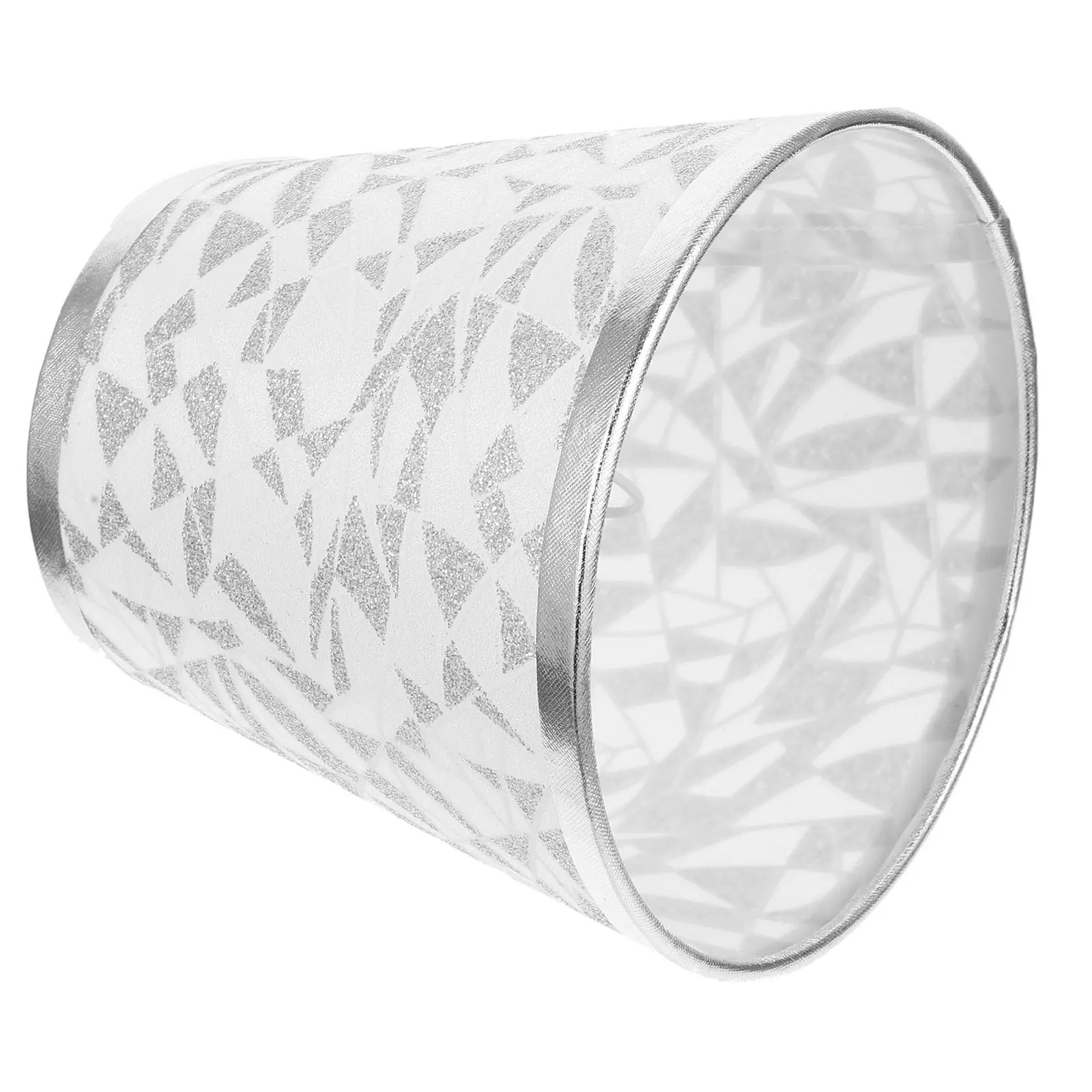 

Современный абажур с ромбовидным узором из ПВХ и железа, декоративный чехол для настольной, прикроватной лампы, для дома и офиса