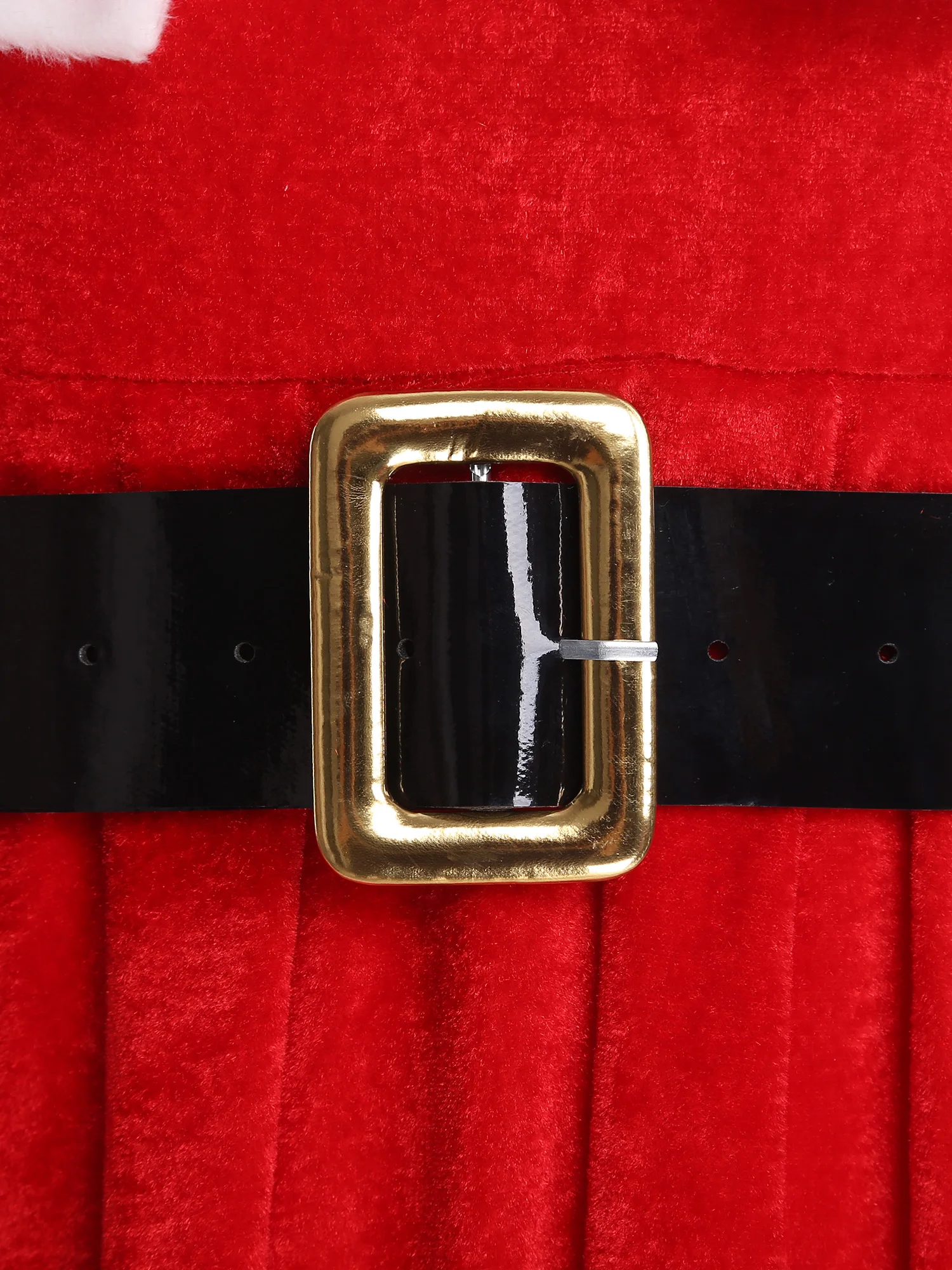 女性クリスマス長袖ベルベットドレスフード付きケープベルト付きクリスマス新年パーティーカーニバルミセスサンタクロースコスプレ衣装