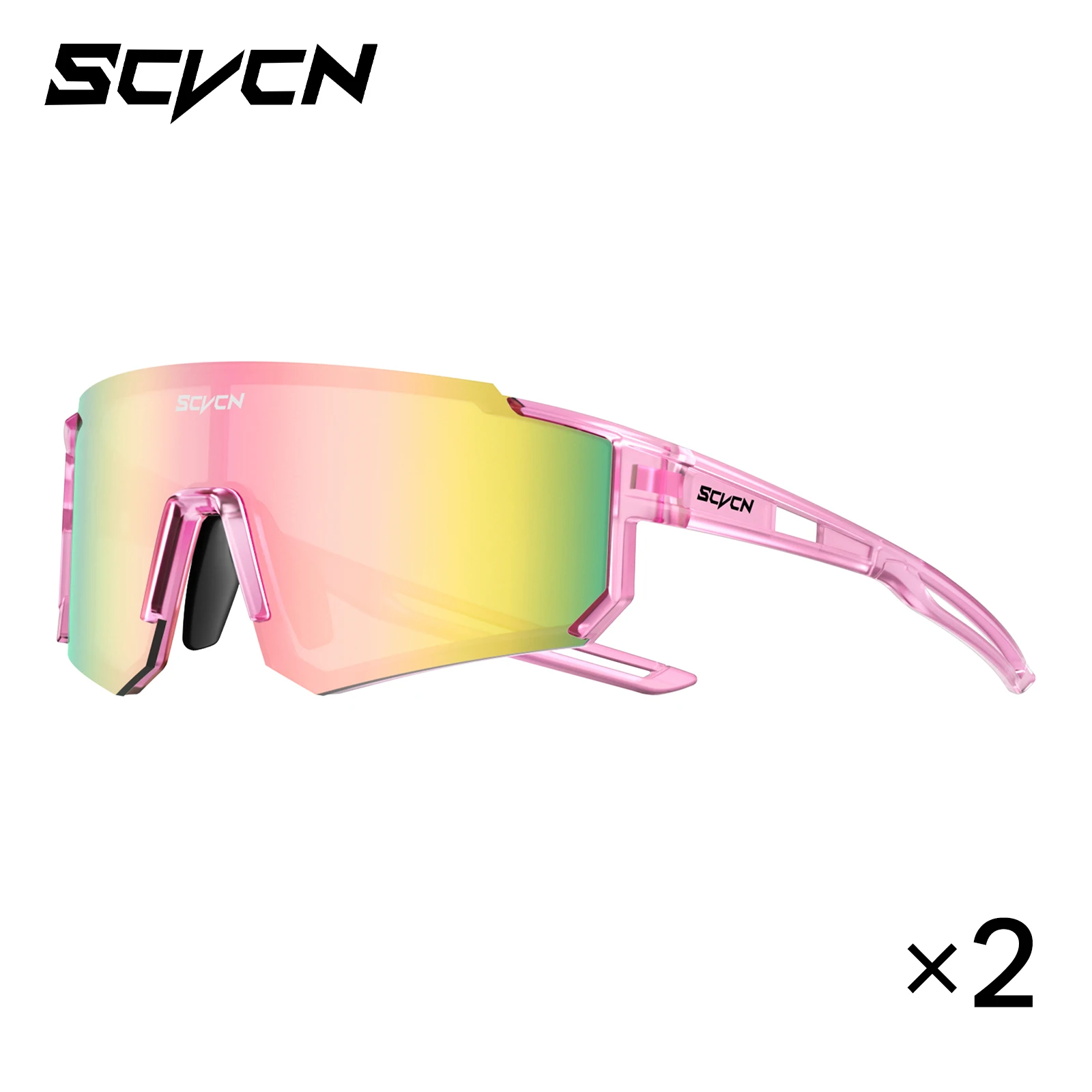 8er-Pack SCVCN Outdoor-Radsportbrillen MTB Rennrad-Brillen Sport-Bergsteigerbrillen für Männer und Frauen Fahrrad-Sonnenbrillen UV400-Schutz