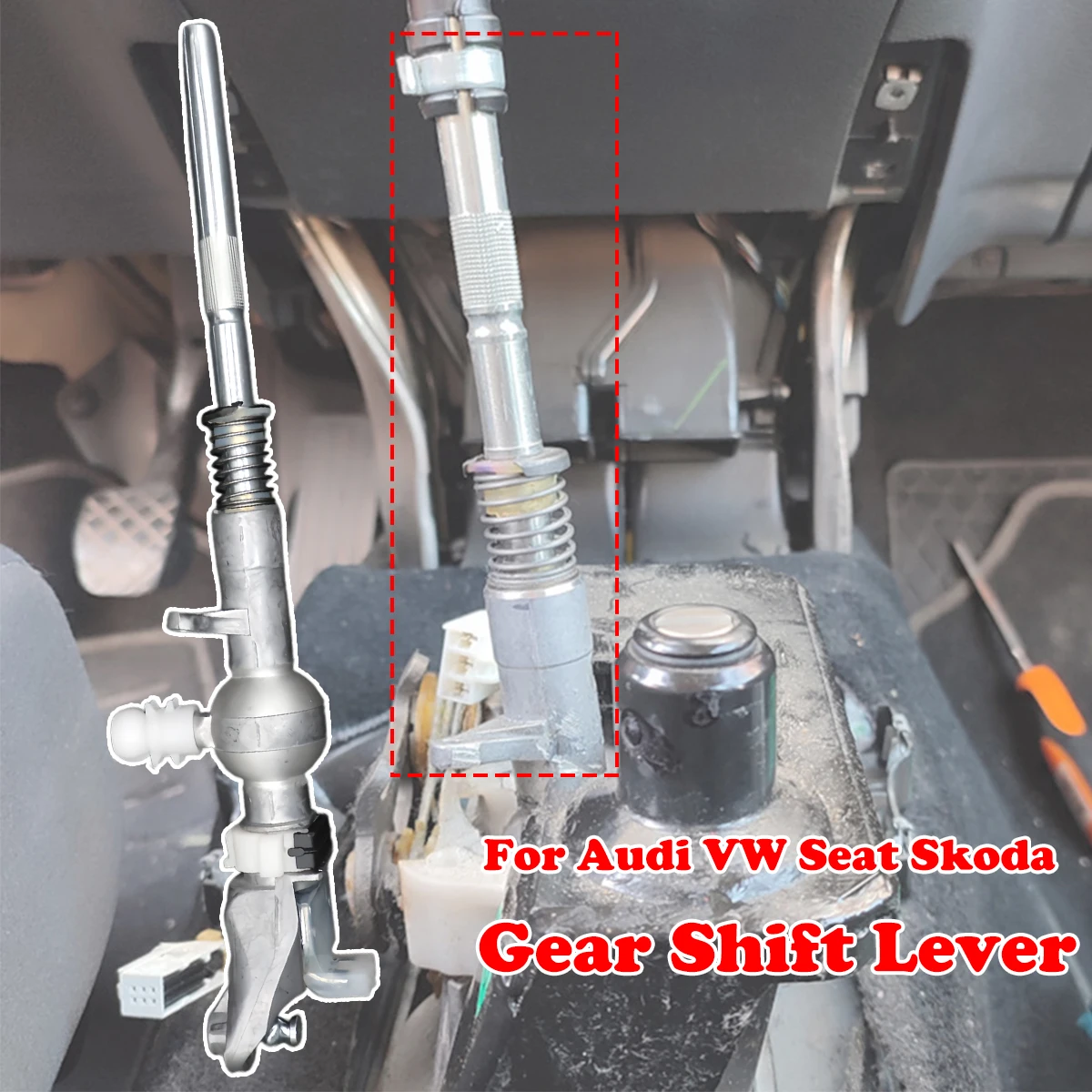 Manual Gear Shift Lever Gearbox Shifter Spring Bushing For Audi A3 TT Seat Leon Altea Toledo Octavia Superb Yeti VW Golf Passat