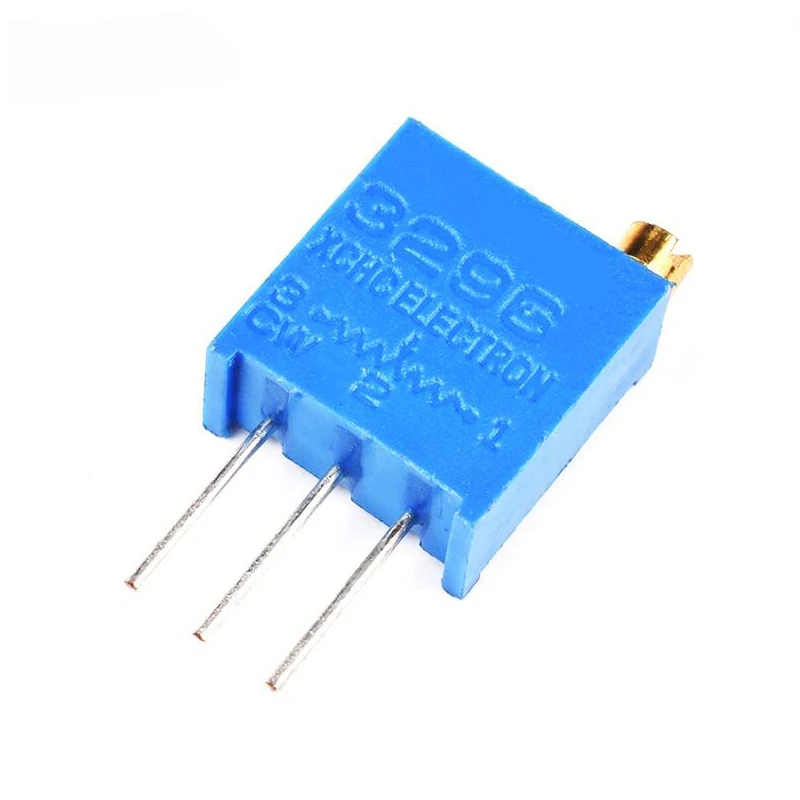 50 ชิ้น/ล็อต 3296W Multiturn Trimmer Potentiometer Kit ความแม่นยําสูง 3296 ตัวต้านทานตัวแปร 500R 1K 2K 5K 10K 20K 50K 100K 200K 1M