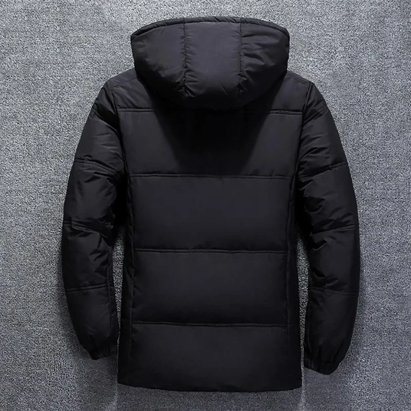 New High Quality White Duck Thick Down Jacket Men Coat   Male Warm Brand Clothing Winter Down Jacket Outerwear