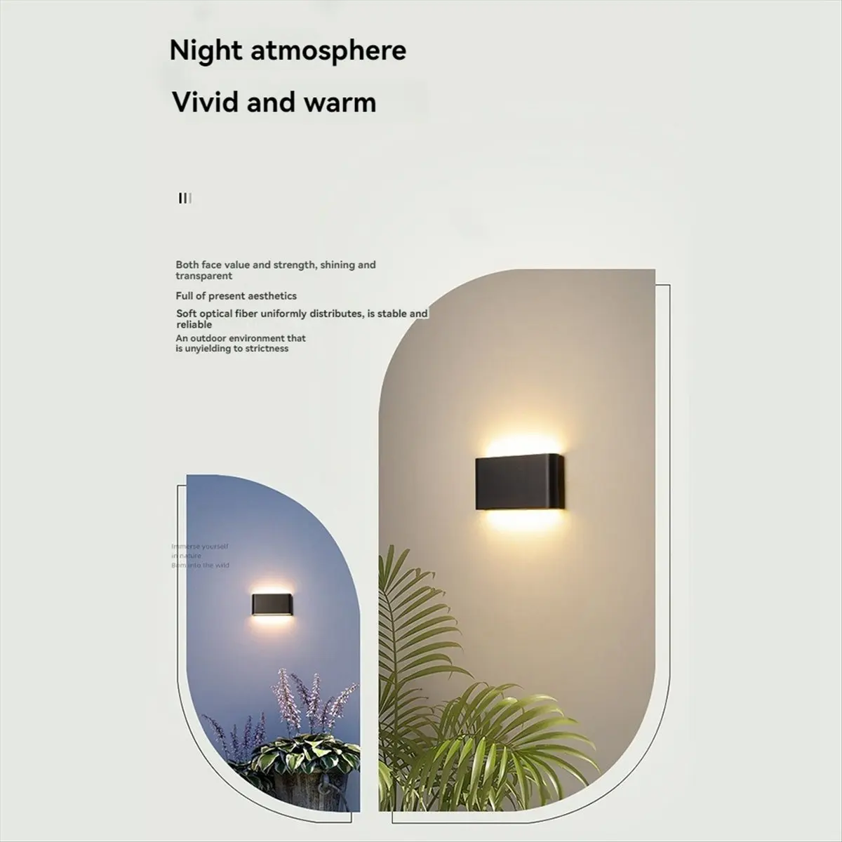 maiABIY LED Wall Sconce Waterproof Outdoor Wall Lamp Indoor Wall Lighting Fixtures Living Room Bedroom Hallway Corrido White S