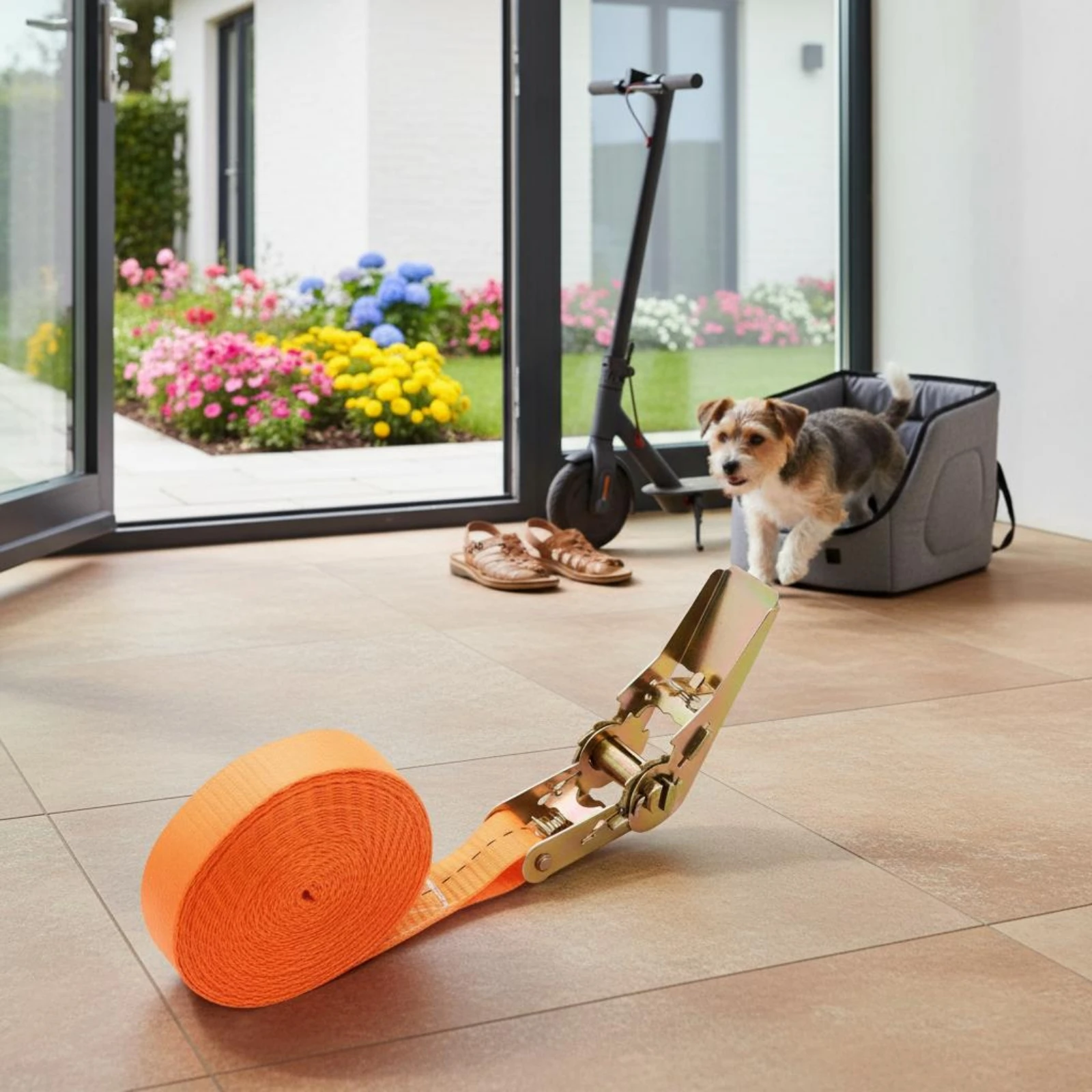 

Electric Scooter Dog Seat Safe Installation Small Dog Scooter Carrier Versatile Sleek Coating for Outdoor, Shopping