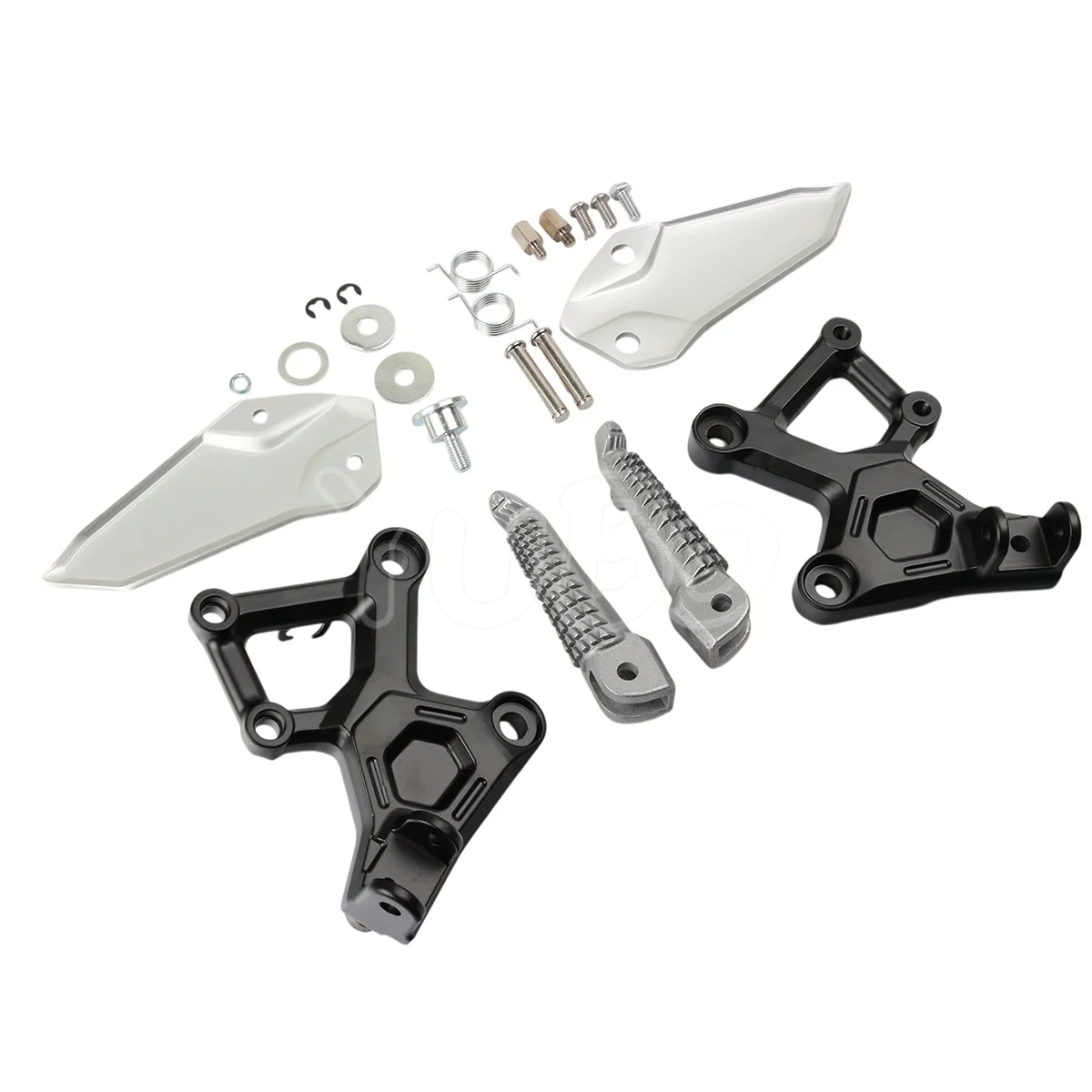 Front Rider Rear Passenger Footpegs Pedal Brackets For Kawasaki ZX-25R Ninja ZX-4R ZX-4RR 2023-2026 2020 2021 2022 2024 2025