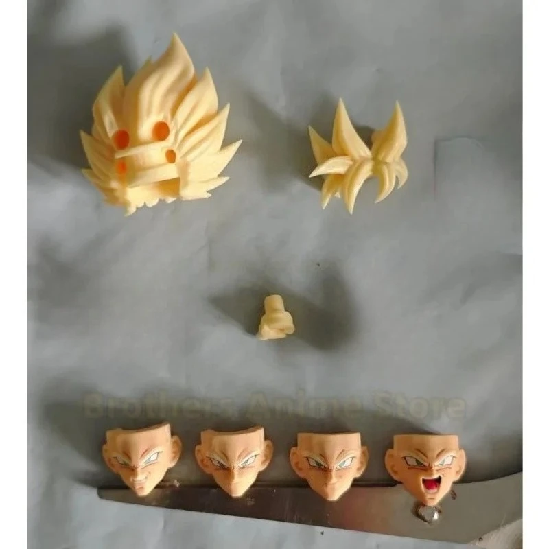 مجموعة ملحقات نحت رأس العالم الأزرق Lao Lei LEFMA الأصلية shf Wukong ملحقات نحت الرأس الأزرق والأصفر