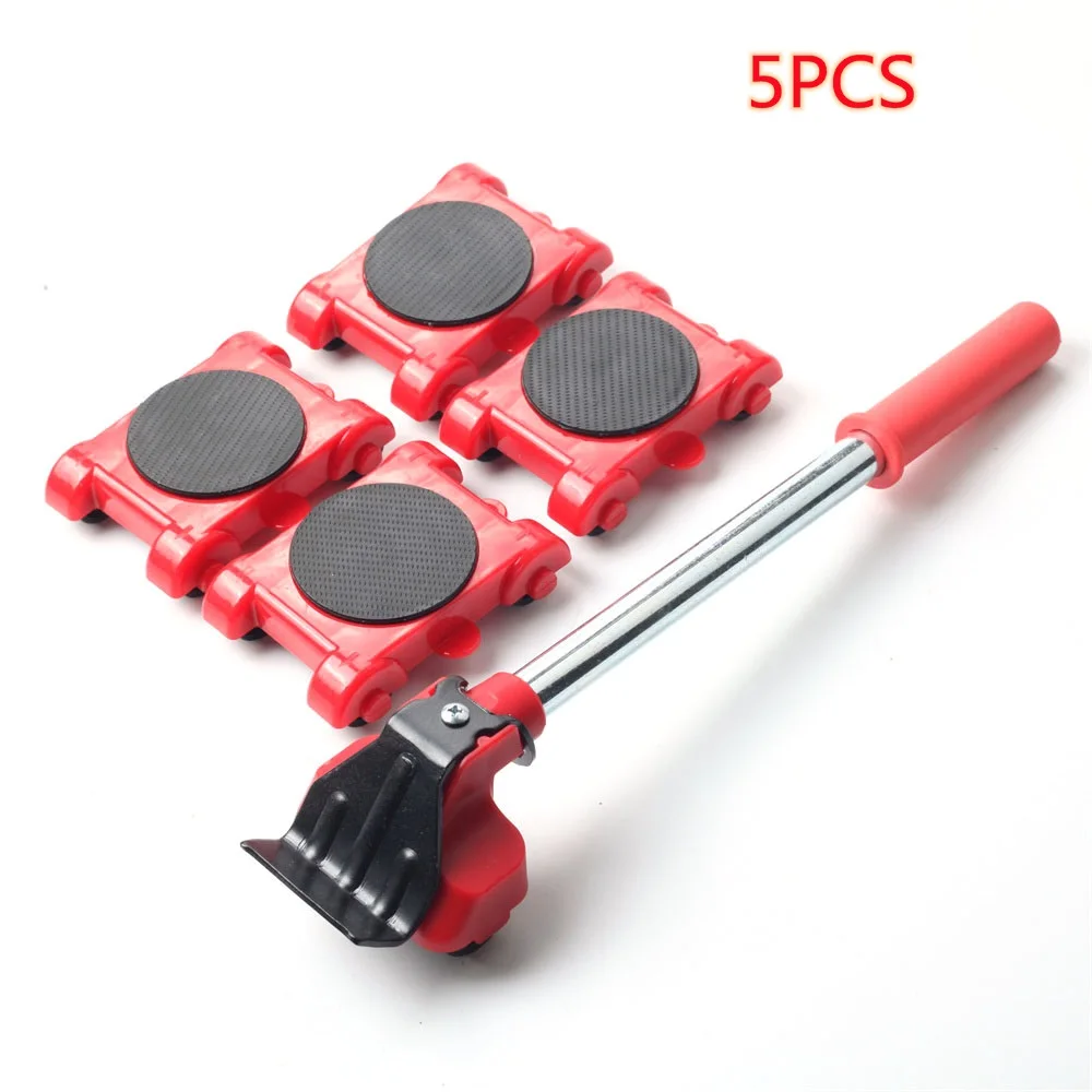 Imagem -02 - Heavy Duty Furniture Lifter Transport Tool Mover Conjunto 14 Move Roller Wheel Bar para Levantamento Movendo Móveis Helper