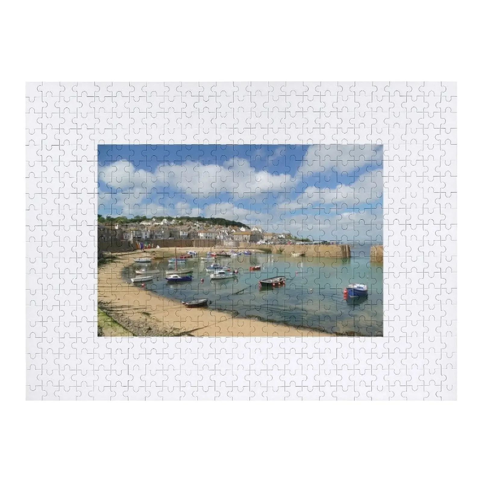 

Mousehole, Cornwall Jigsaw Puzzle Baby Wooden Personalized Child Gift Personalized Toy Puzzle