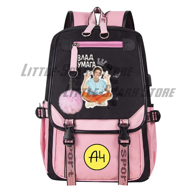 Merch A4 Lamba Children Students Schoolbag USB Charging Kids backpack high quality Boy girl Teens school bag Laptop Shoulder Bag image 4
