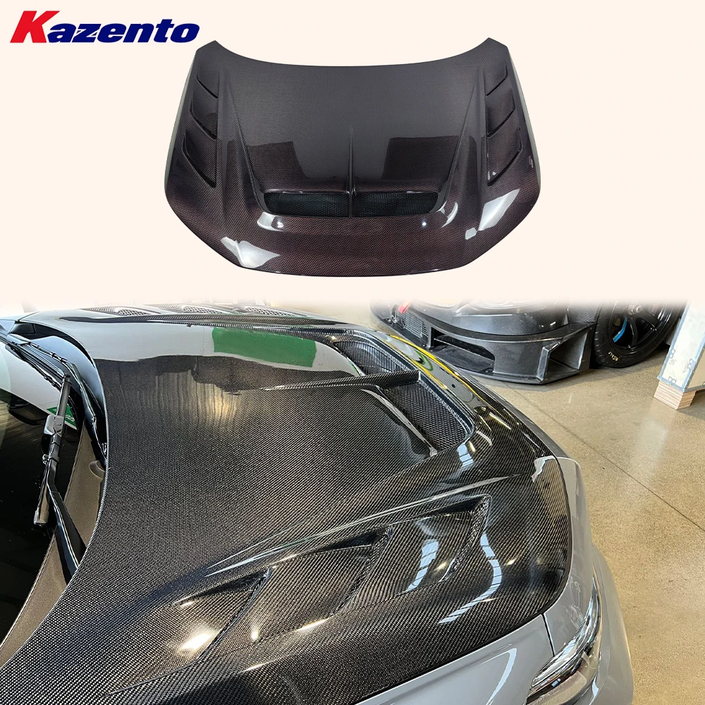

For Honda Civic FL5 Type R Red Carbon Fiber Vented Front Bumper Hood Bonnet( Ocean freight is favorable, welcome to inqury)