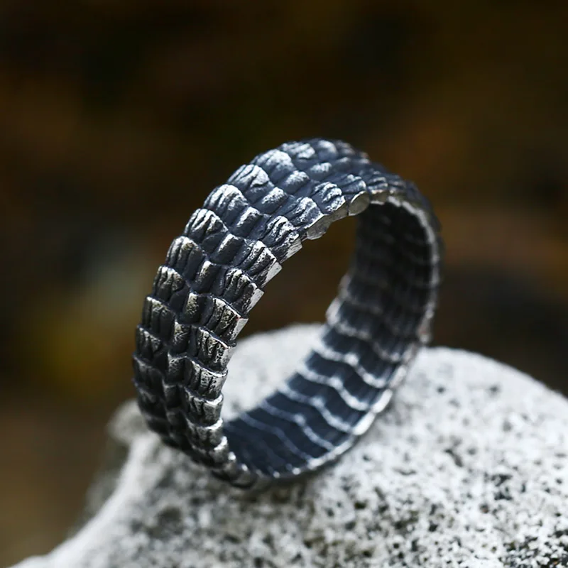 Beier 2022 New Creative Designs 316L Stainless Steel Viking Dragon Ring For Men Vintage Dragon Scale Jewelry