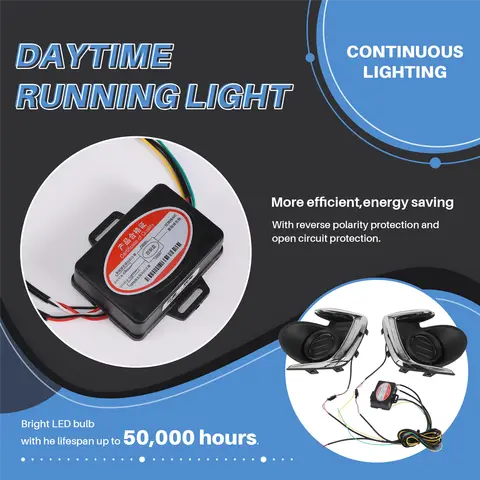 LED DRL Daylight Daytime Running Lights Front Fog Light Lamp for Mitsubishi Attrage Mirage G4 2012-2015 8 best sales mirage g4 - №7