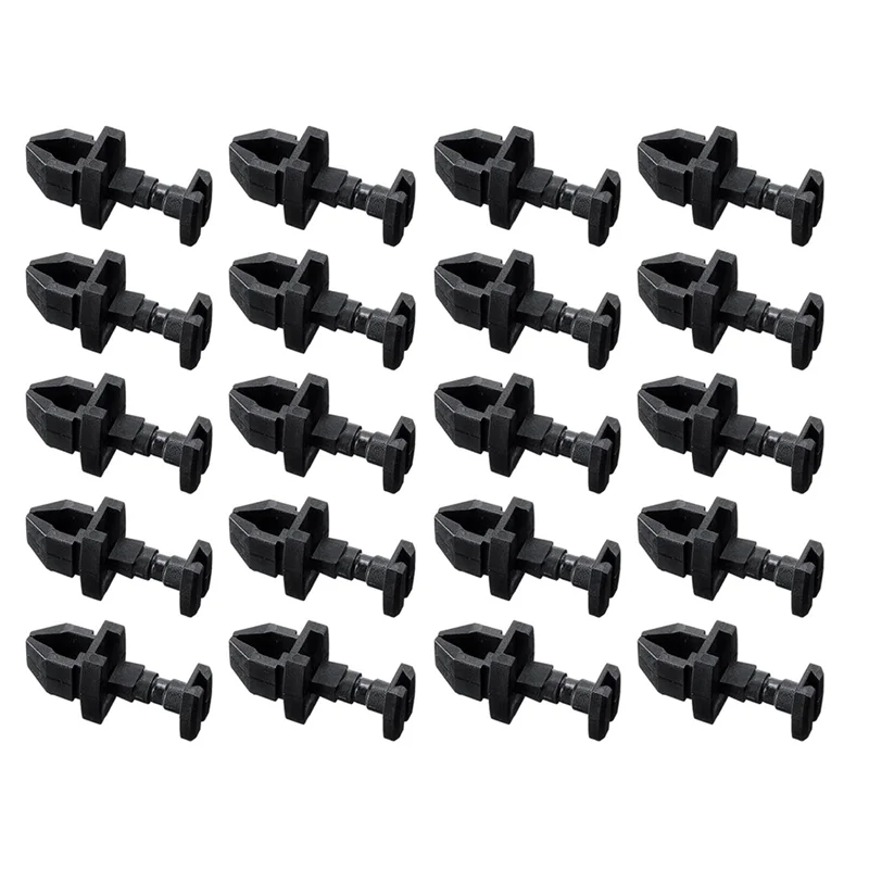 AB15-20-Packung, schwarze Kühlschrank-Clips, 617772, Ersatzriegel für Kühlschrank-Service-Entlüftungstüren