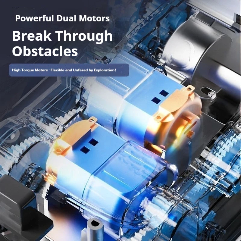 2025 جديد ثمانية عجلات حيلة الميكانيكية الكلب التحكم عن بعد سيارة سوينغ الذراع تسلق الإلكترونية الحيوانات الأليفة روبوت سيارة التحكم عن بعد