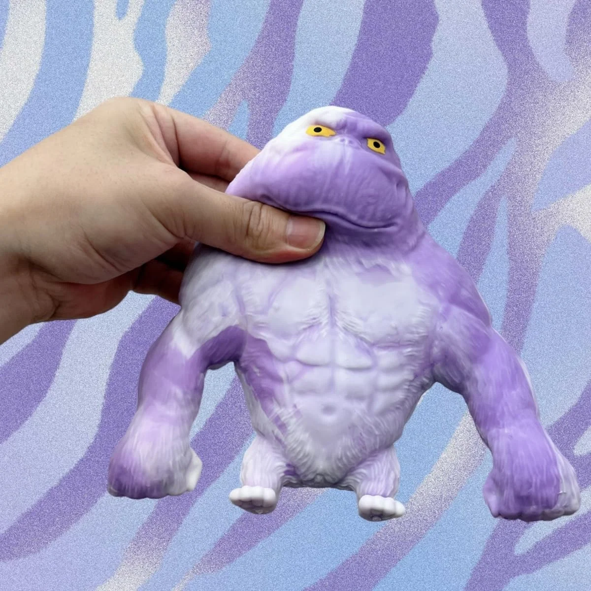 Squishy Monkey Toy Stretchy Glue-Sand Filled Rubber Gorilla Elastic Stretchable Autism Decompression Toy Adults Children Gift