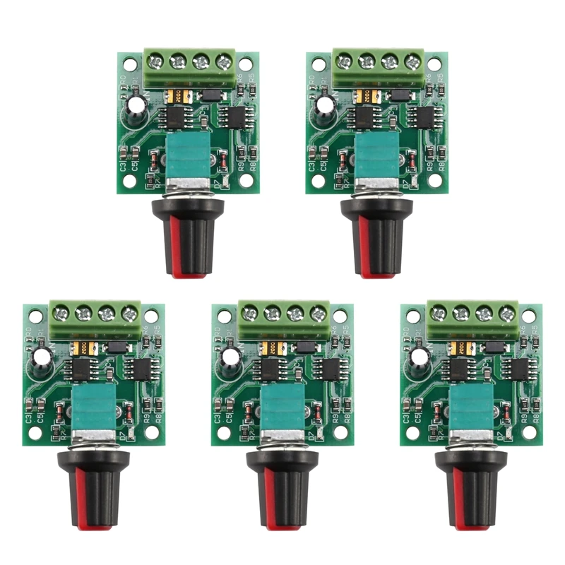 5X DC 1.8V 3V 5V 6V 12V 2A Motor Speed Controller Controller Controller 30W PWM 1803B K7