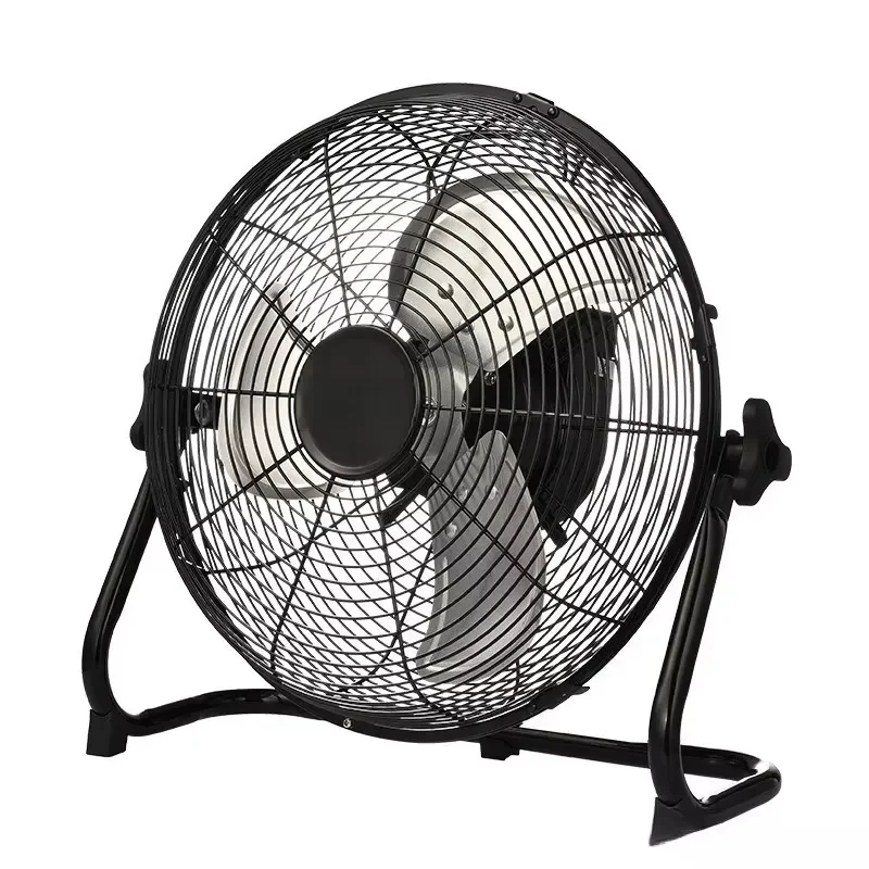 Solar Charging Industrial Fan, FloorFan, Powerful High-power Electric, High Wind Climbing