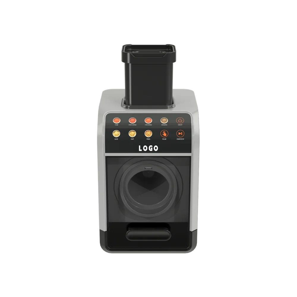 Touch Screen Digital Food Processor Electric Slicing Shredding Vegetable Slicer Plastic High Efficiency Household Salad Machine