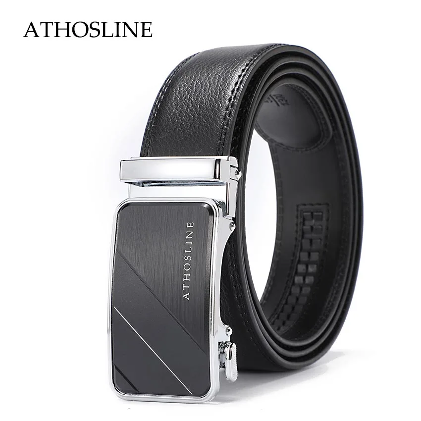 

Men's Formal Genuine Leather Click Belt, 1.5 "Width