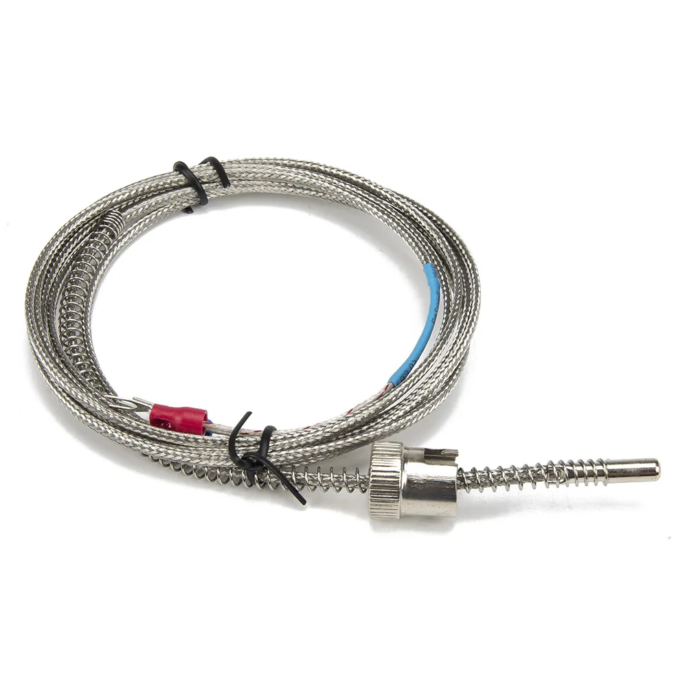 FTARS02 K E J type 2m metal screening cable 11.5mm hole diameter adjustable bayonet cap thermocouple temperature sensor