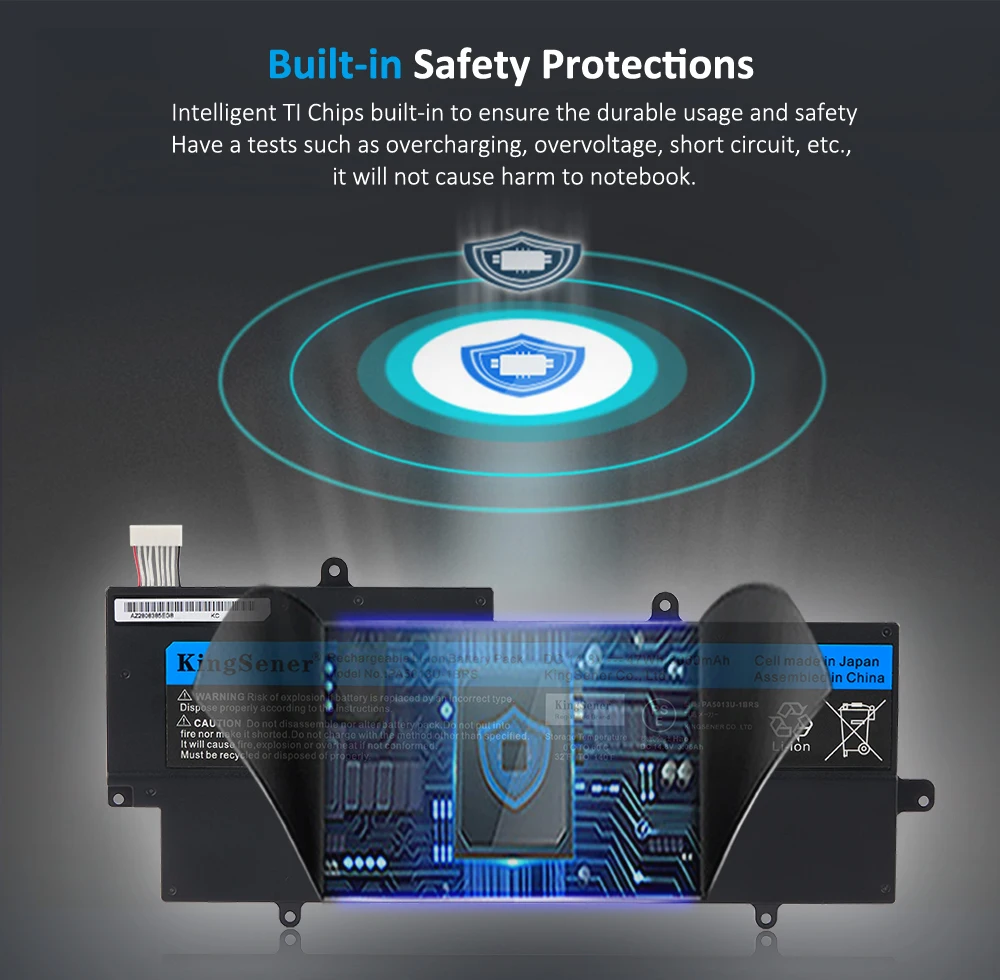 KingSener PA5013U-1BRS PA5013U Laptop Battery for Toshiba Portege Z830 Z835 Z930 Z935 Ultrabook PA5013 14.8V 3060mAh Free Tool