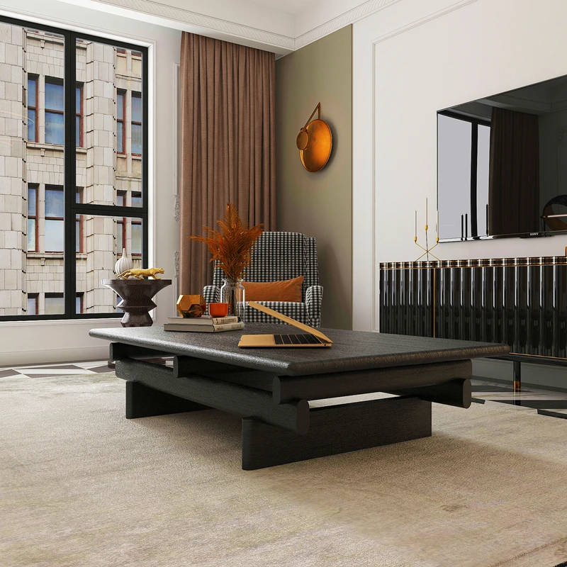 Wabi Sabi Aesthetic Coffee Tables Modern Minimalist European Design Coffee Tables Rustic Premium Meuble Salon Furniture Home