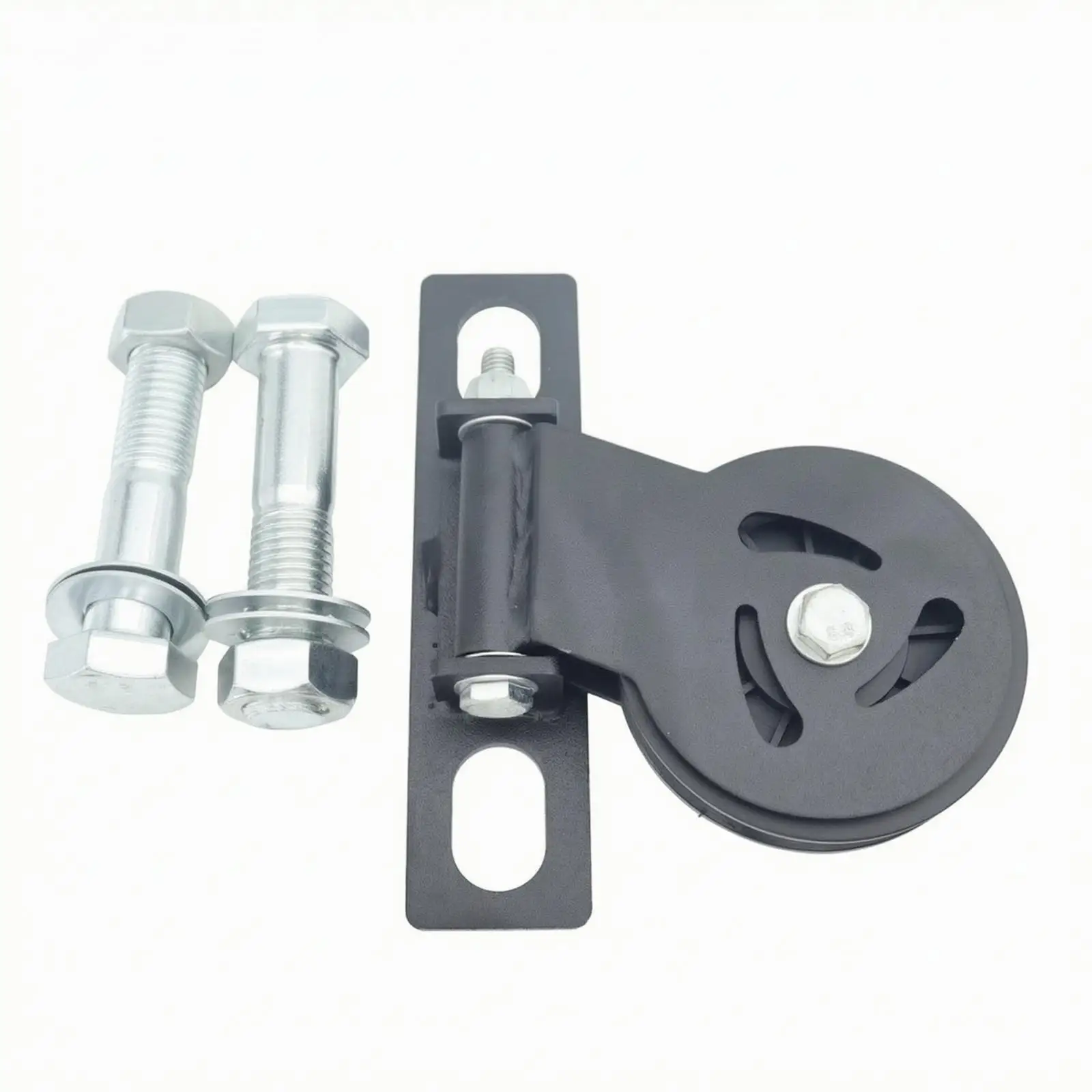 Heavy Duty Swivel Pulley Bracket Steel 180 Degree Rotation for Rack Cable System Mini Bell Rope Frame