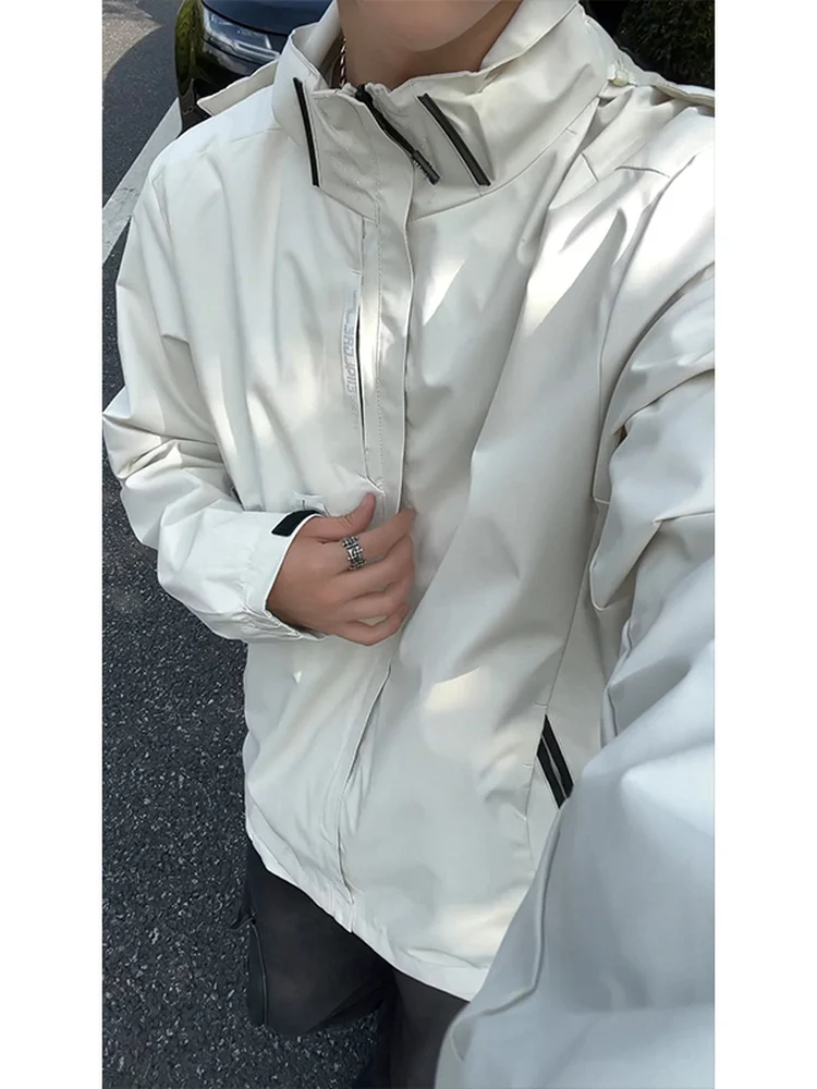 

Cleanfit American Sle Spor Jaet Autumn New Arrival ex Outdoor Waterproof Hooded Coat Casual Loose Fit Polyester Fiber