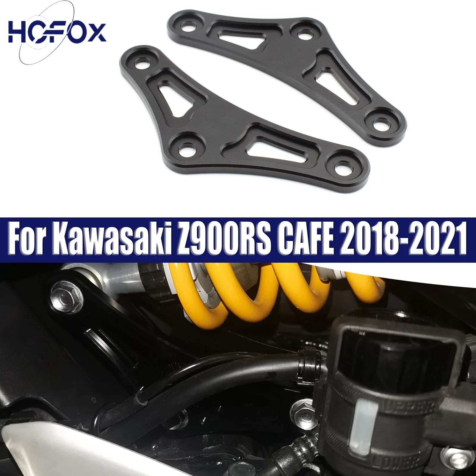 

For Kawasaki Z900RS CAFE 2018-2021Motorcycle Rear Lowering Link Kits Adjustable