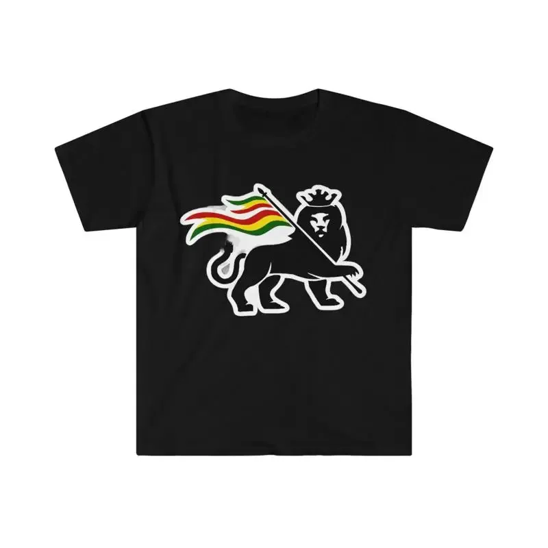 Softstyle T Shirt Rasta Lion Judah Reggae Marley