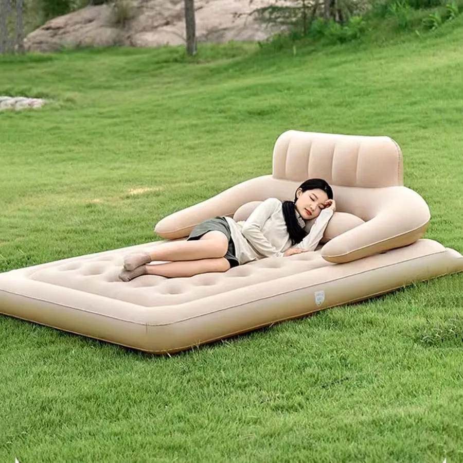 

Adults Couples Sexy Air Sofa Bed Inflatable Nature Outdoor Air Sofa Bed Foldable Romantic Bedroom Mattress Poltronas Camp Stuff