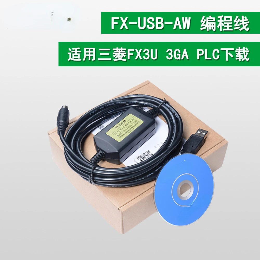 Mitsubishi FX3UC 3G 3SA PLC Programming Download Program Cable