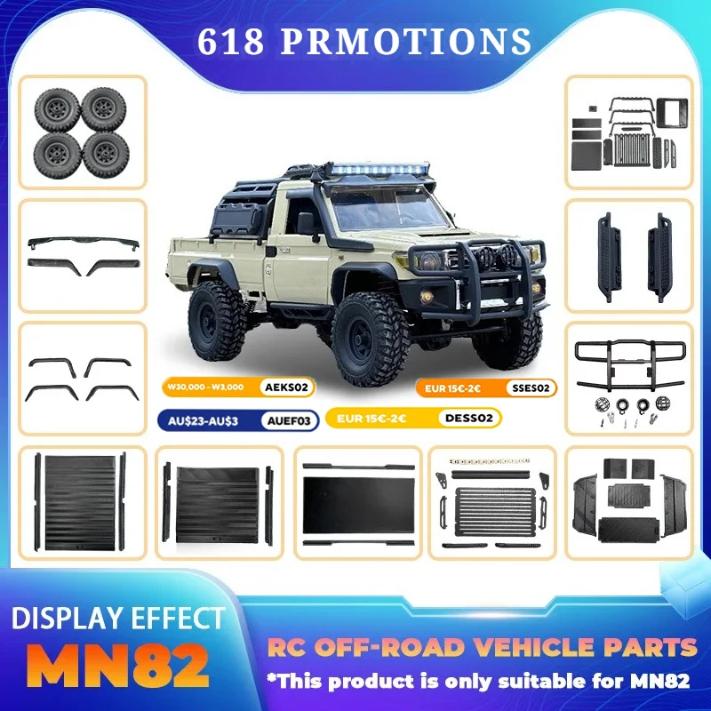 

Semi-trailer Short Trailer Off-road Vehicle Accessories Shell Upgrade Modification Suitable for Remote Control Car MN-82
