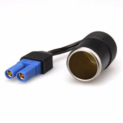 EC5 to cigarette lighter, car emergency start power conversion line, DC head cigarette lighter socket, car mounted