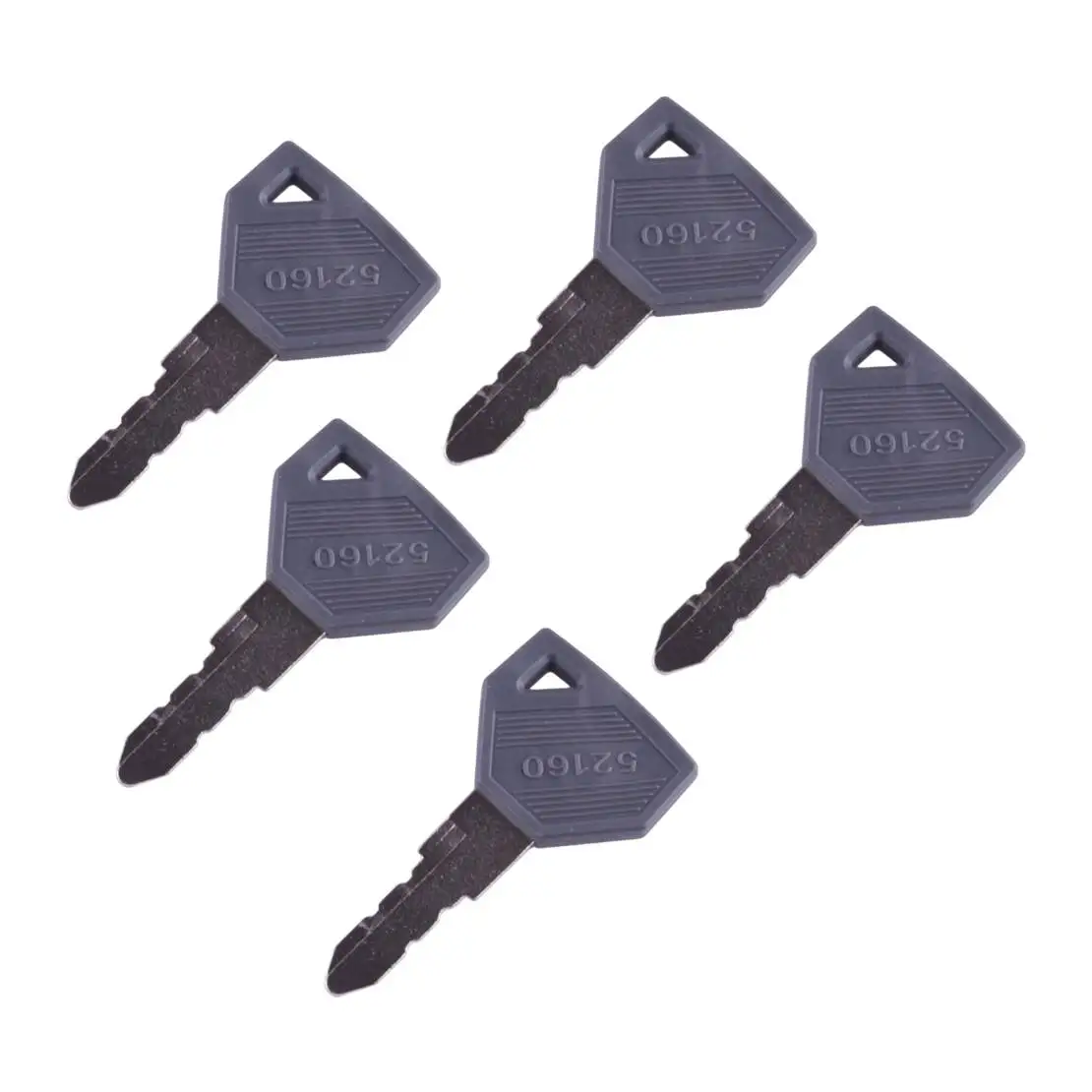 5pcs Ignition Key 198360-52160 194155-52160 198162-52150 Fit for Yanmar John Deere Excavator Grader Dozer Tractor