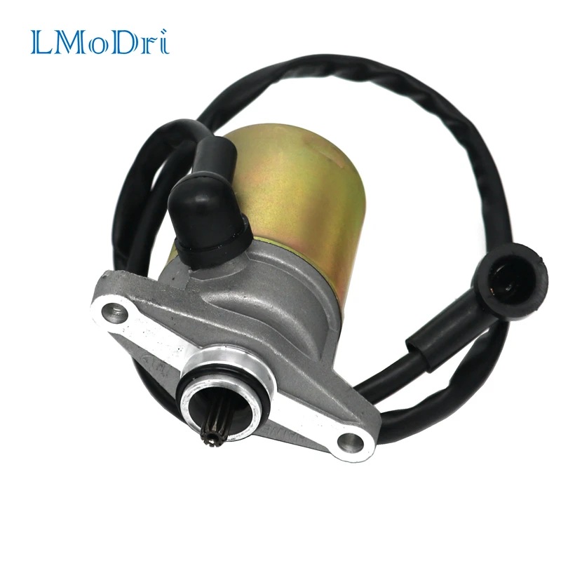 LMoDri Motorcycle Starting Motor Electric Starter GY6 50cc 80cc Scooter ATV Quad Bike Engine Electric Starter Motor For KYMCO