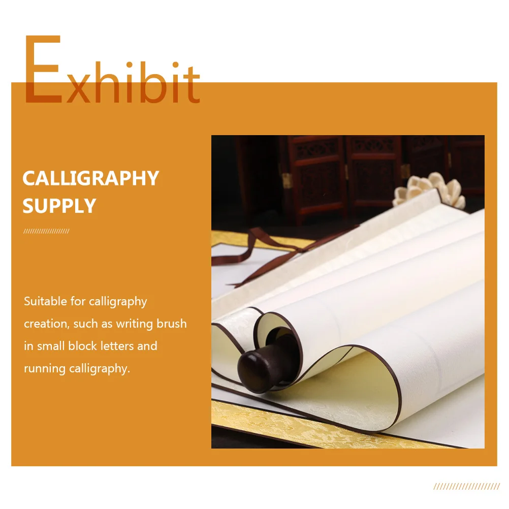 Portable Calligraphy Paper Roll Easy Storage Xuan Rice Material for Writing Painting Creative Projects Household Educational Art